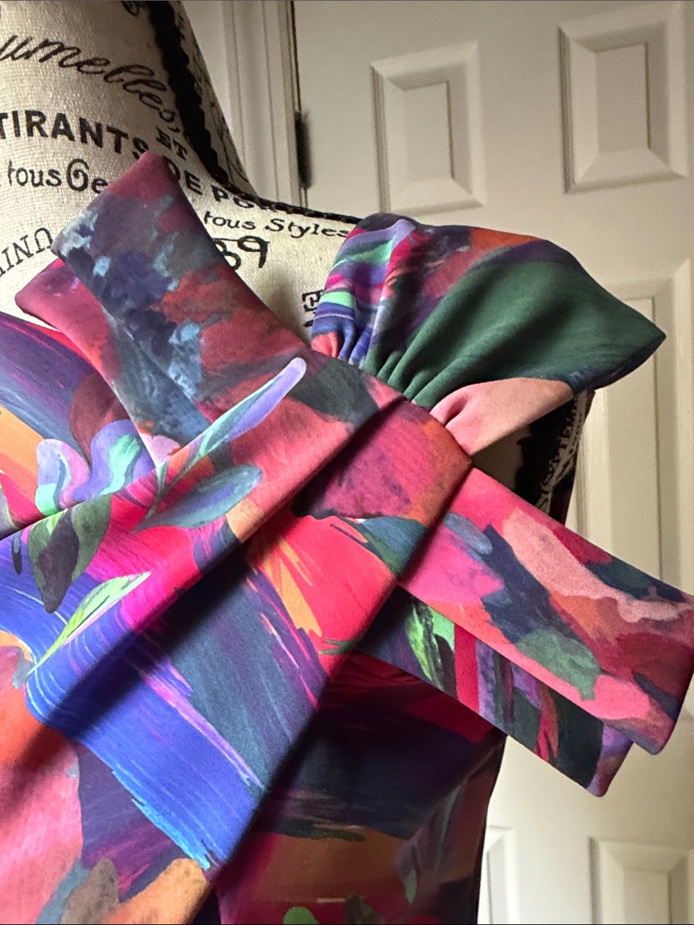 Chiara Boni One Shoulder Floral Dress - Multicolor - Picture 16 of 16